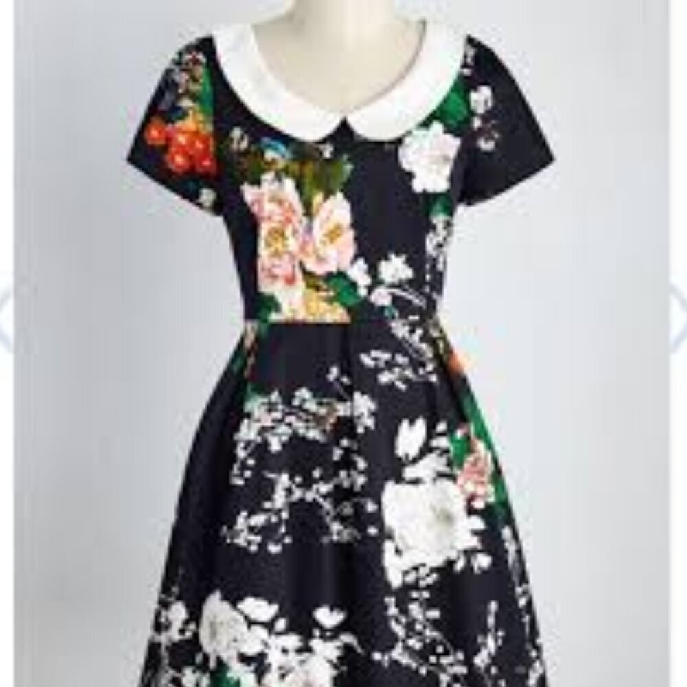 Modcloth "Record Time" in Floral NWT - Picture 2 of 4